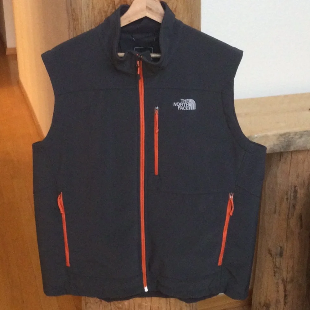 EUC Mens XL The North Face Gray/Orange Vest - Picture 1 of 16